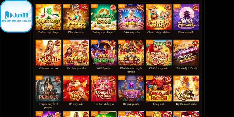 Jun88 sở hữu kho game hàng khủng Jun88 sở hữu kho game hàng khủng